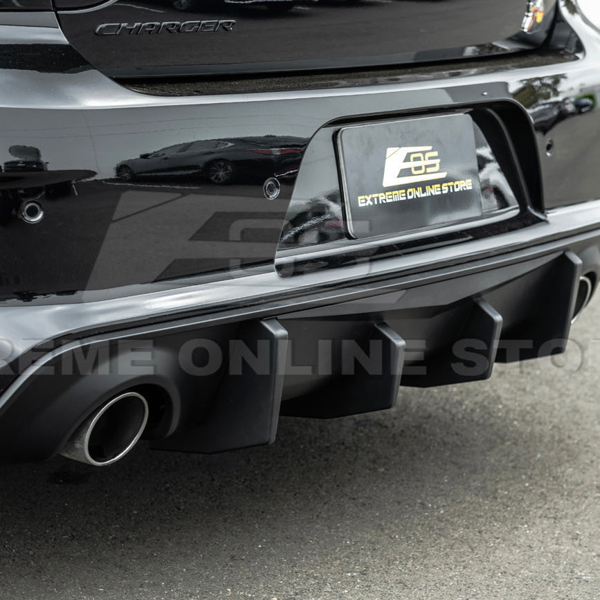2020-Up Dodge Charger Rear Bumper Exhaust Diffuser image 11