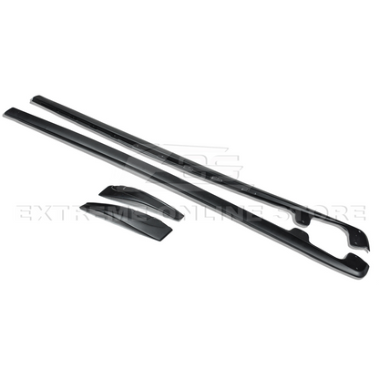 Corvette C6 Base | ZR1 Conversion Front Splitter Lip Side Skirts Rocker Panels image 36