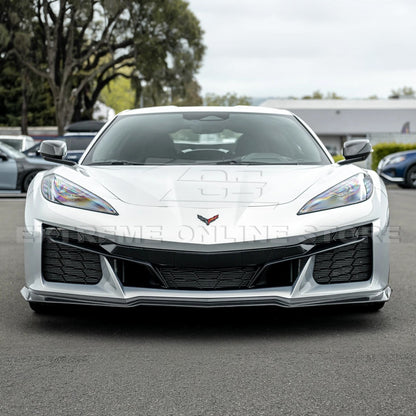 Corvette C8 Z06 / E-Ray DRY CARBON FIBER Front Splitter [Z07 Extended One-Piece Package] image 4