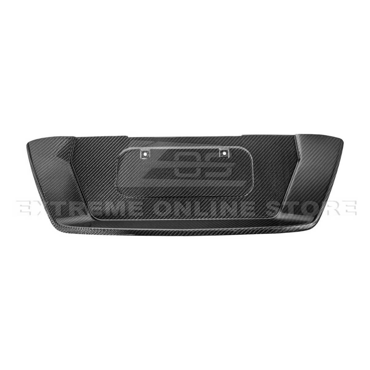 Corvette C8 Z06 DRY CARBON FIBER License Plate Backing image 15
