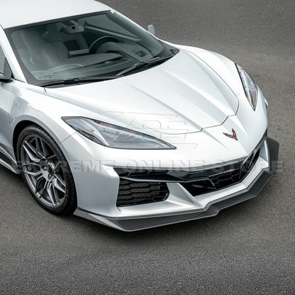 Corvette C8 Z06 / E-Ray DRY CARBON FIBER Front Splitter [Z07 Extended One-Piece Package] image 6