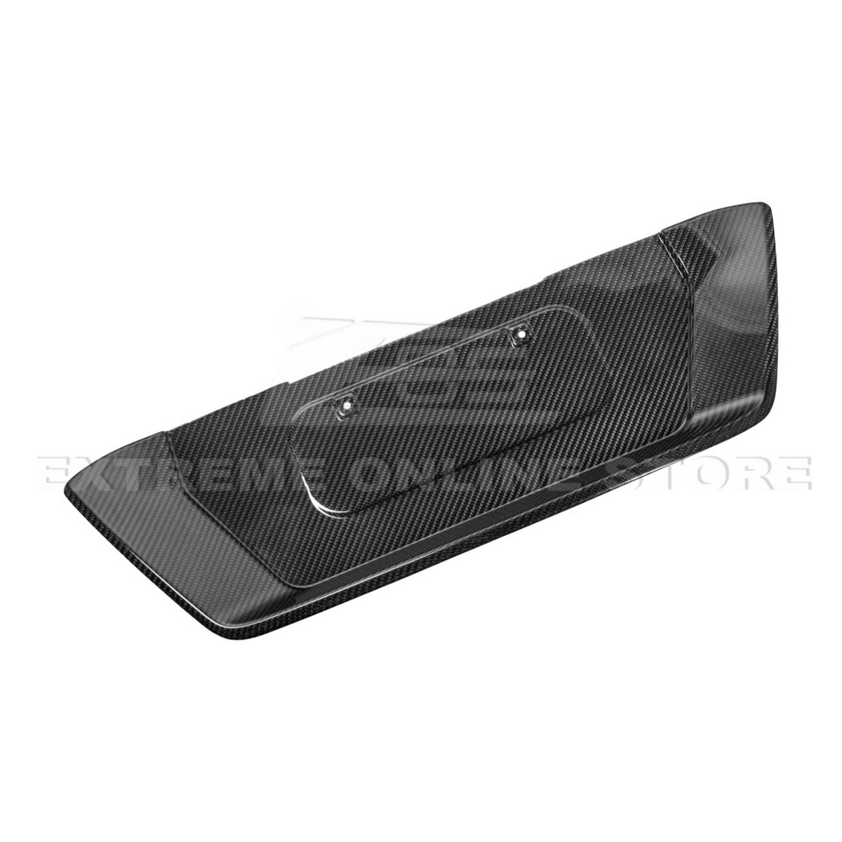 Corvette C8 Z06 DRY CARBON FIBER License Plate Backing image 16