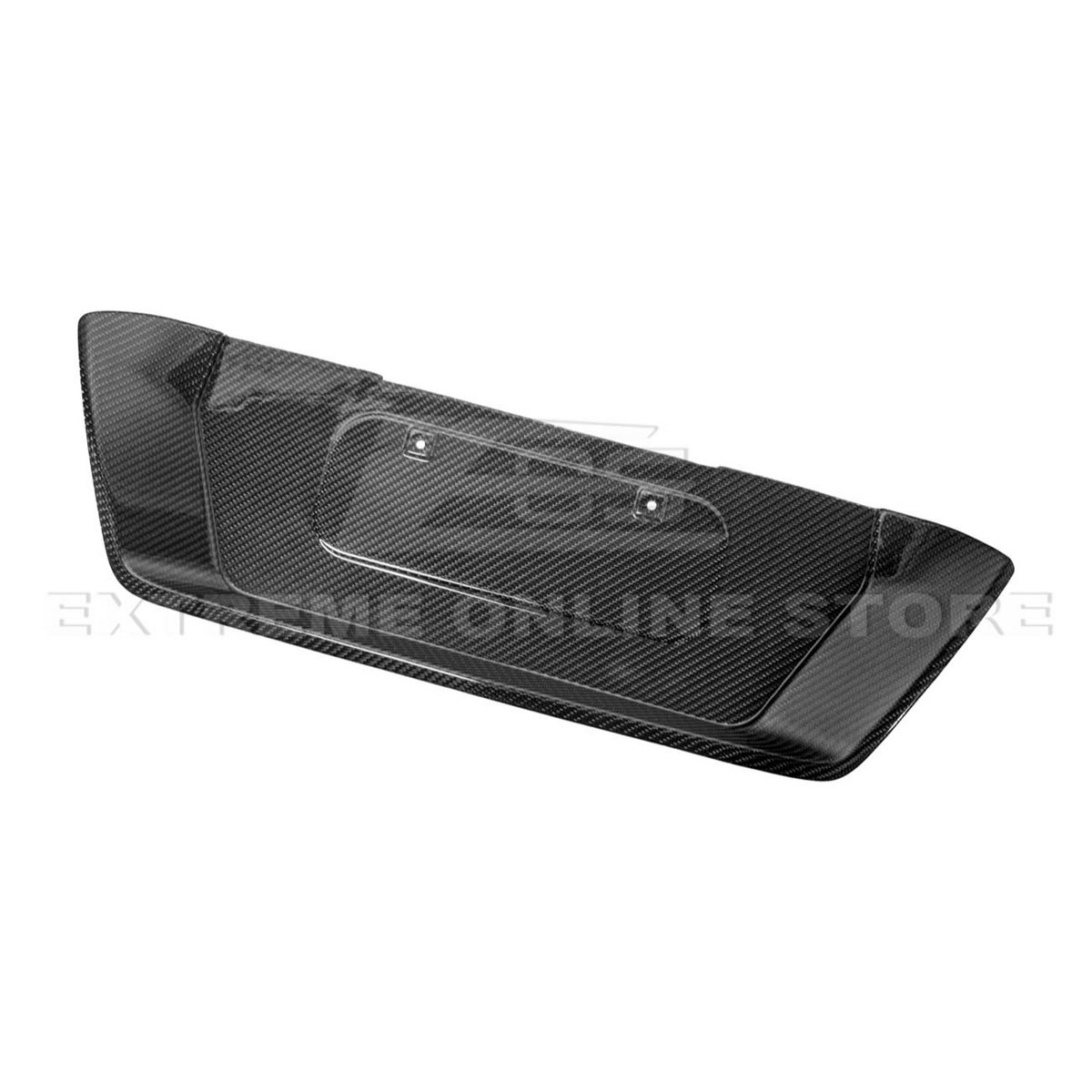 Corvette C8 Z06 DRY CARBON FIBER License Plate Backing image 14