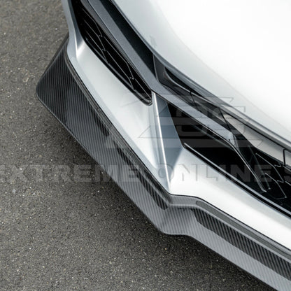 Corvette C8 Z06 / E-Ray DRY CARBON FIBER Front Splitter [Z07 Extended One-Piece Package] image 9