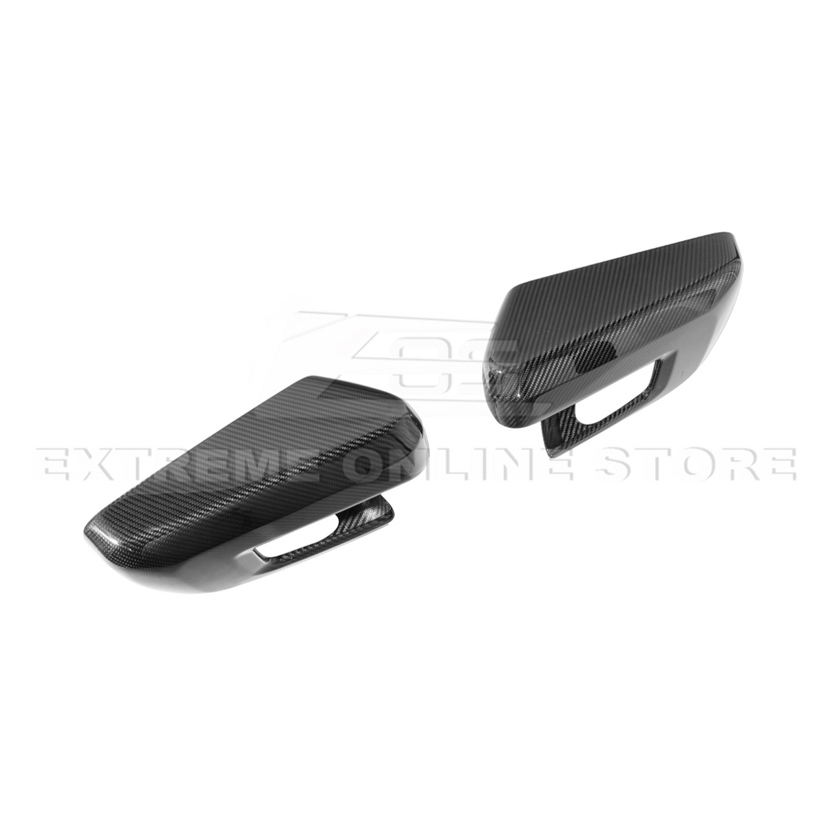 2021-Up Ford F-150 Carbon Fiber Side Mirror Cap Covers image 15