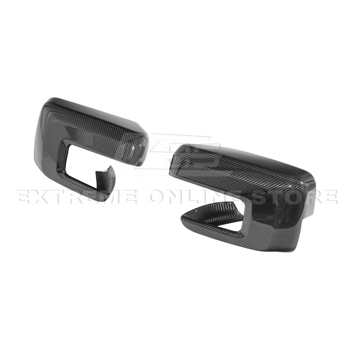 2021-Up Ford F-150 Carbon Fiber Side Mirror Cap Covers image 16