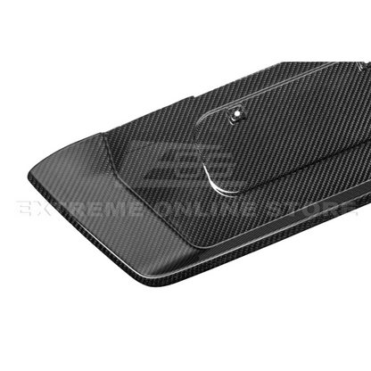 Corvette C8 Z06 DRY CARBON FIBER License Plate Backing image 18