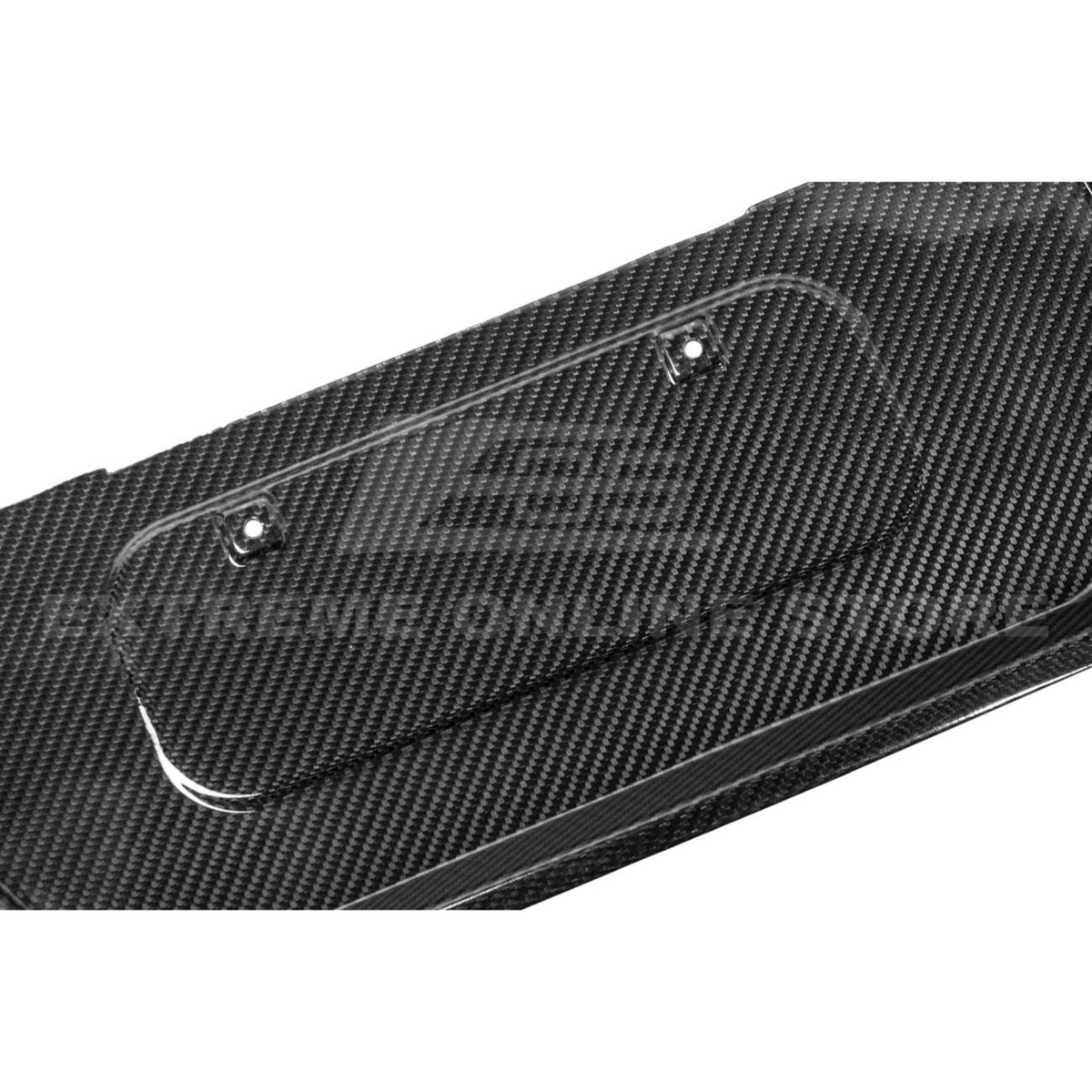 Corvette C8 Z06 DRY CARBON FIBER License Plate Backing image 19