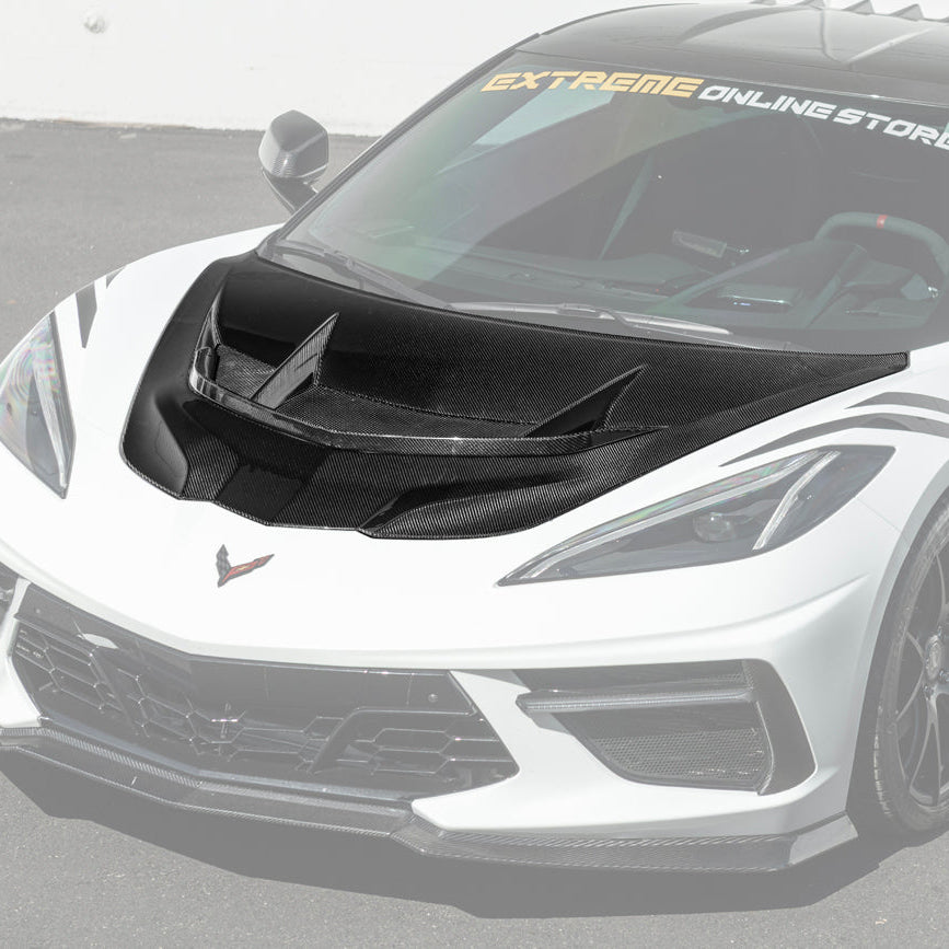 Corvette C8 ZR1 Front Bumper Vented Extractor Hood image 42