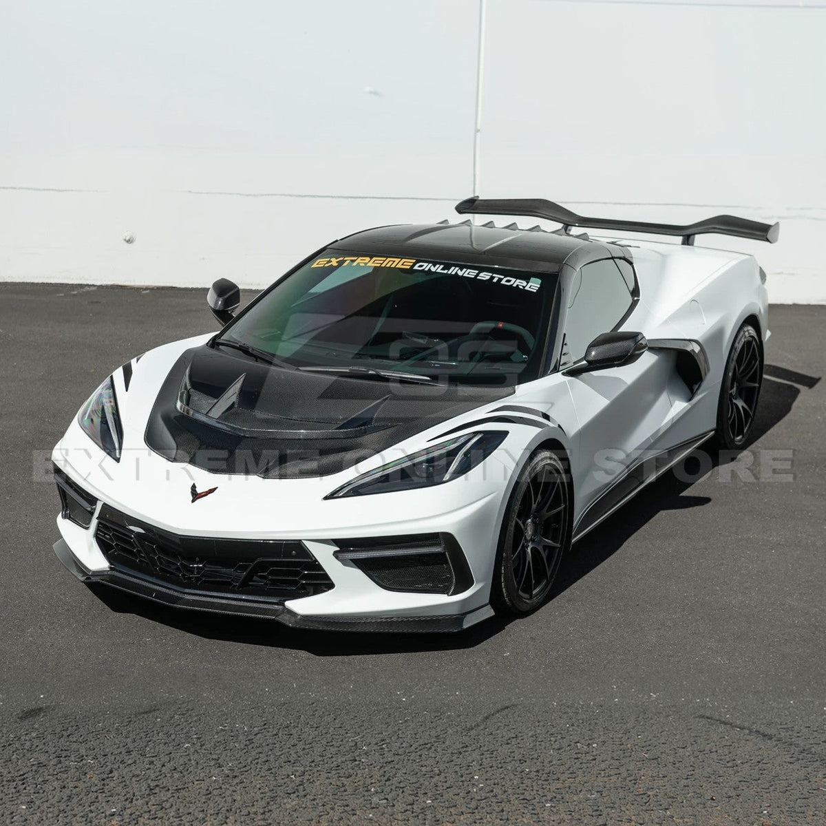 Corvette C8 ZR1 Front Bumper Vented Extractor Hood image 43