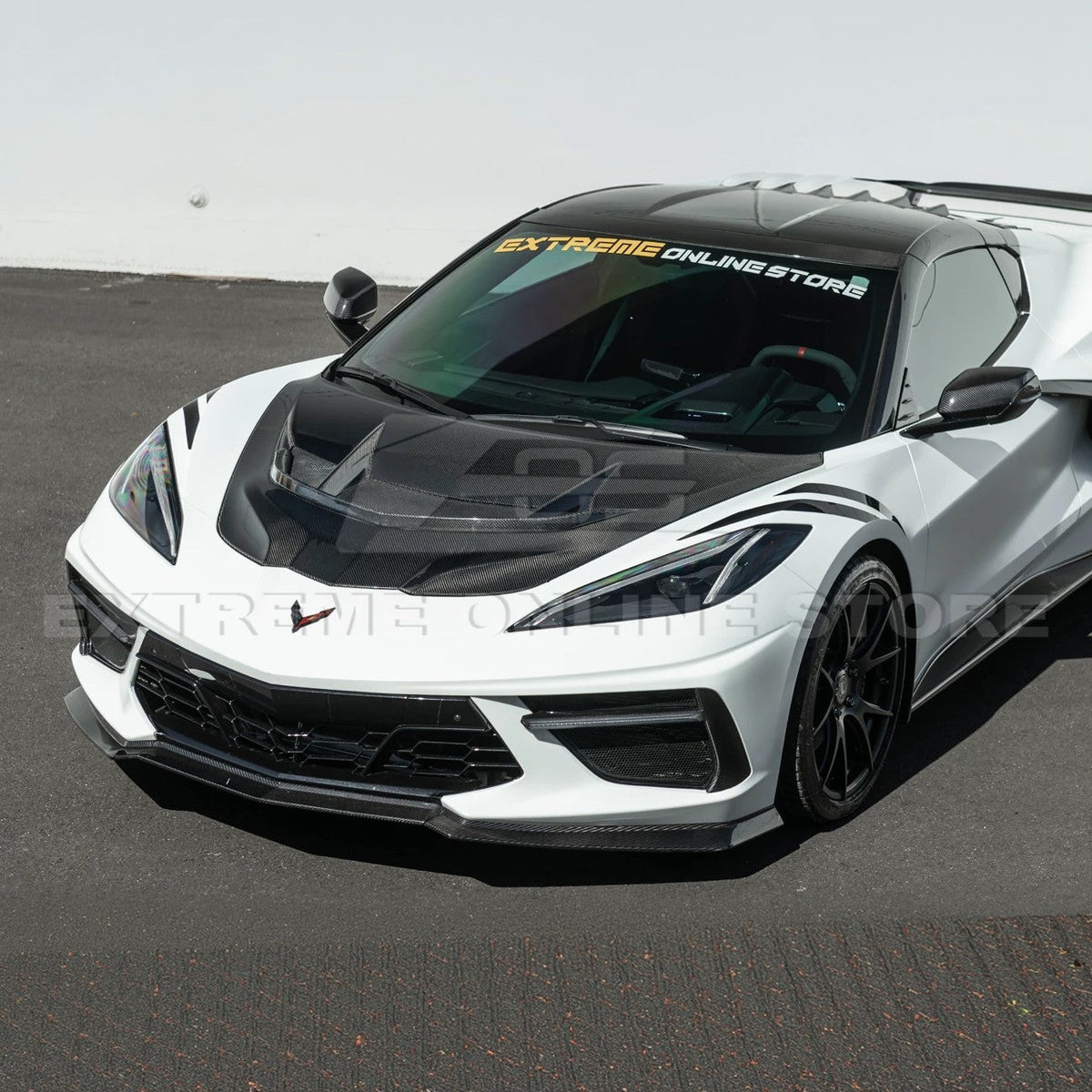 Corvette C8 ZR1 Front Bumper Vented Extractor Hood image 44
