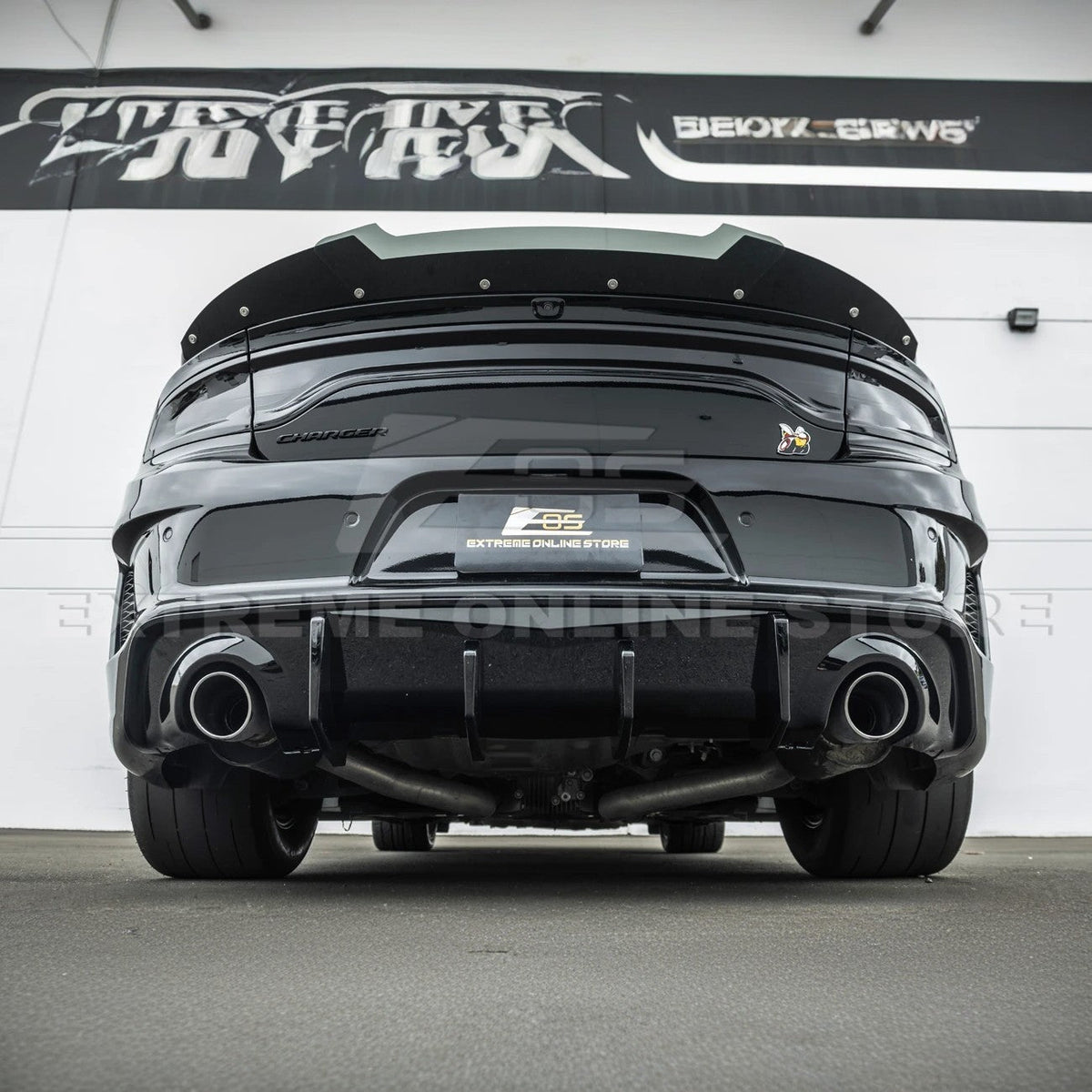 2020-Up Dodge Charger Rear Bumper Exhaust Diffuser image 32
