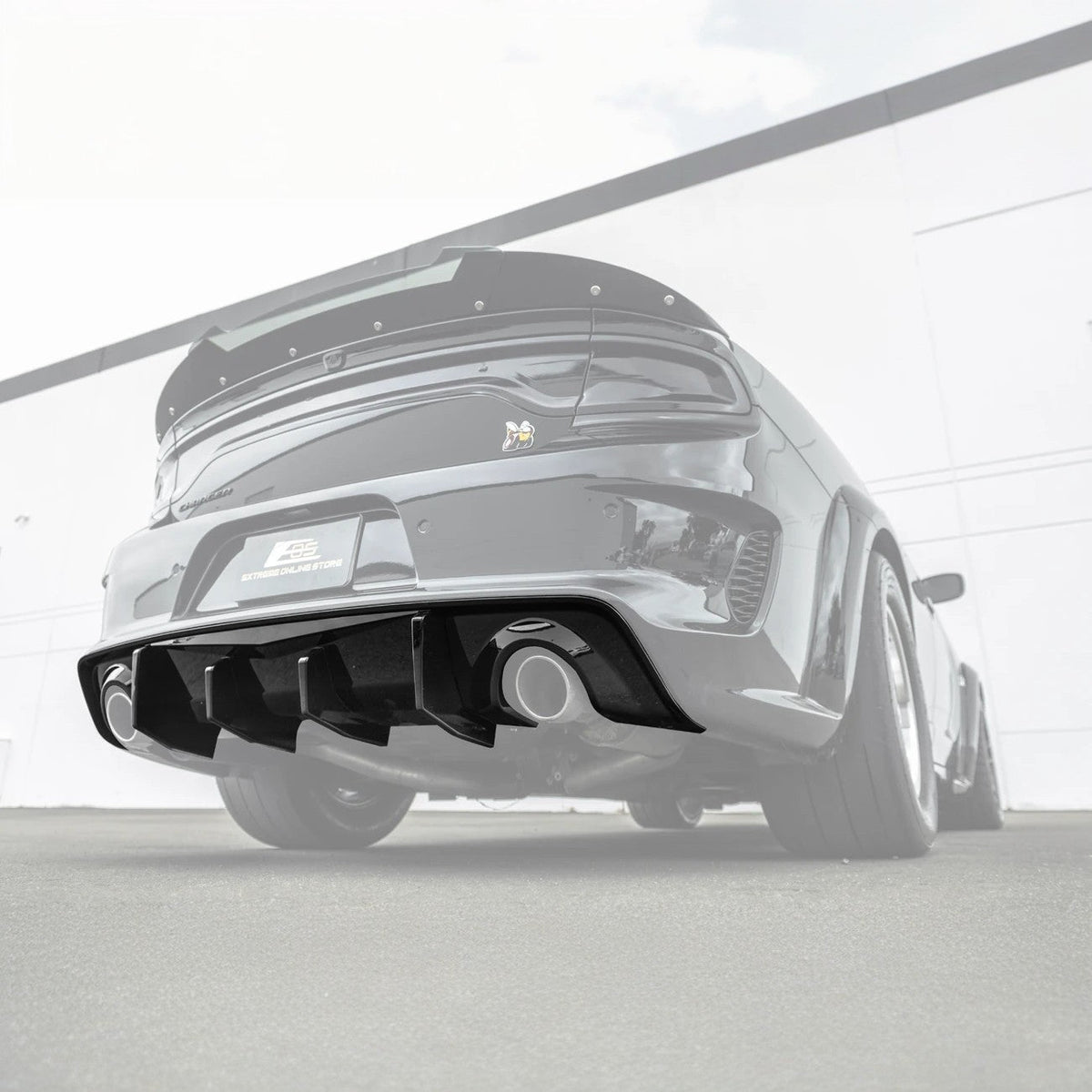 2020-Up Dodge Charger Rear Bumper Exhaust Diffuser image 25