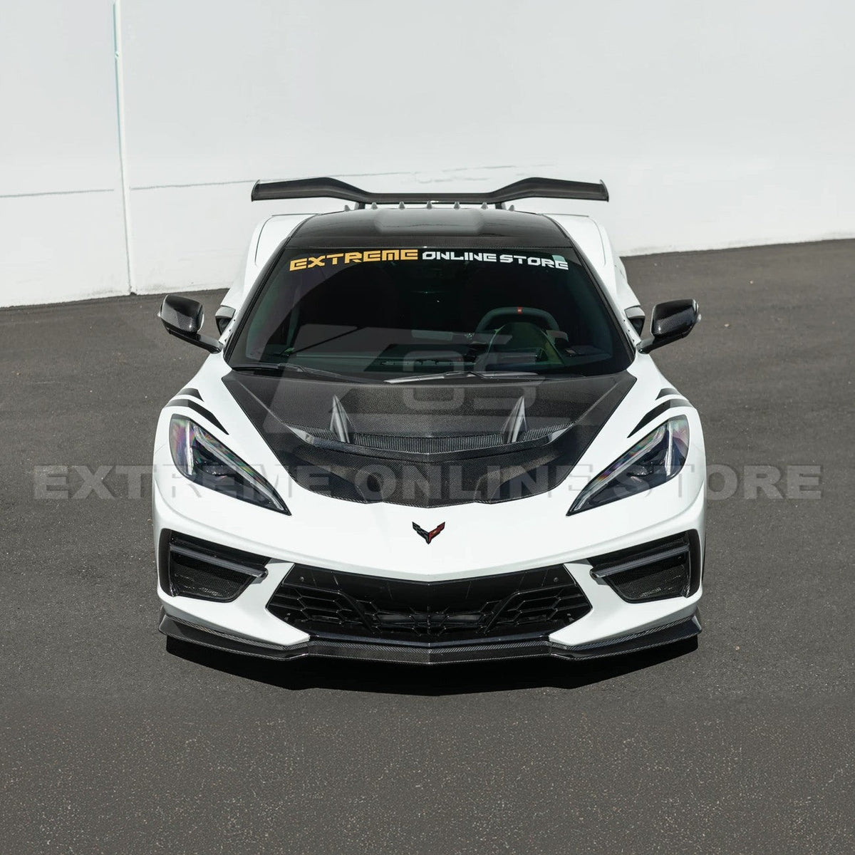 Corvette C8 ZR1 Front Bumper Vented Extractor Hood image 46