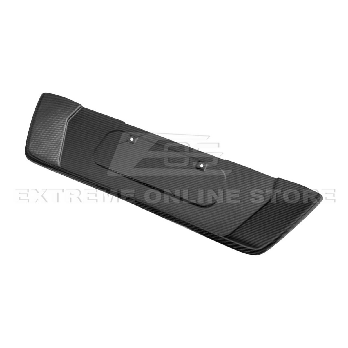 Corvette C8 Z06 DRY CARBON FIBER License Plate Backing image 17