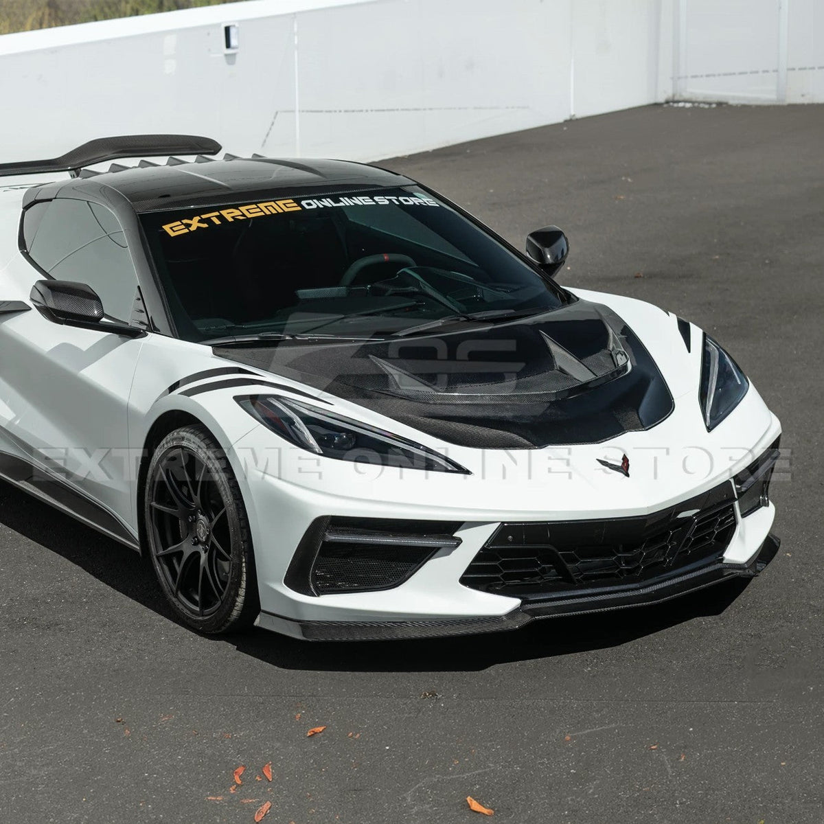 Corvette C8 ZR1 Front Bumper Vented Extractor Hood image 48