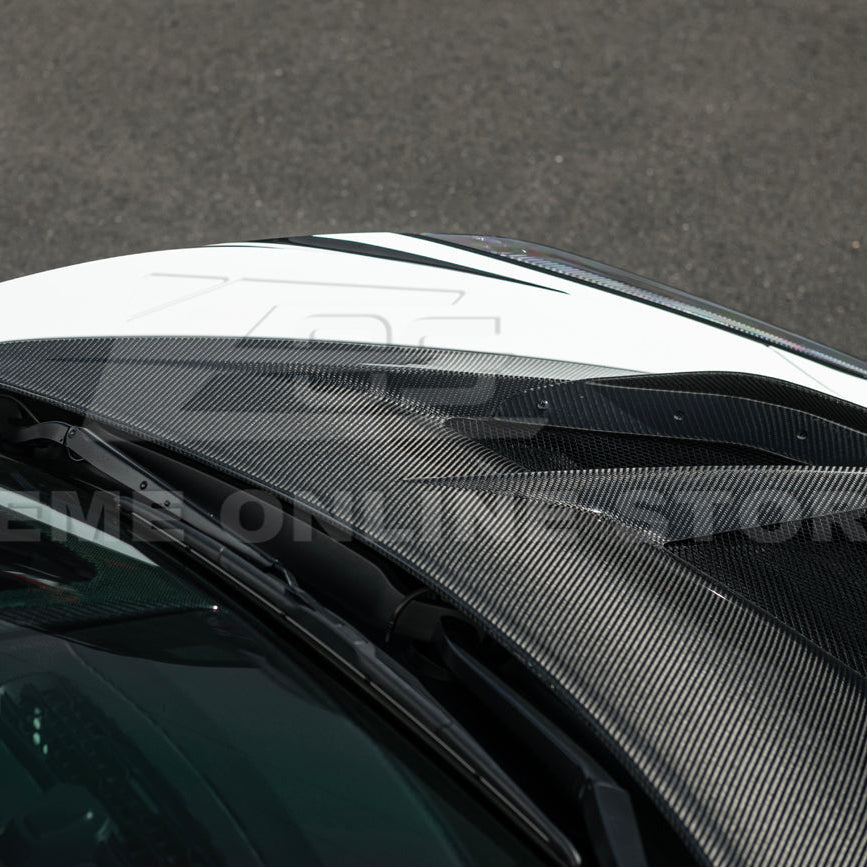 Corvette C8 ZR1 Front Bumper Vented Extractor Hood image 51