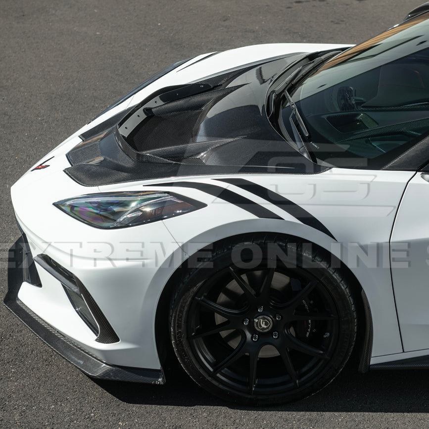 Corvette C8 ZR1 Front Bumper Vented Extractor Hood image 53