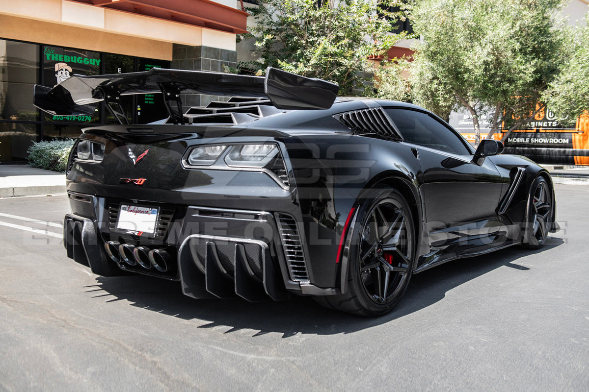 Corvette C7 ZR1 DRY Carbon Fiber Rear Wing Spoiler image 4