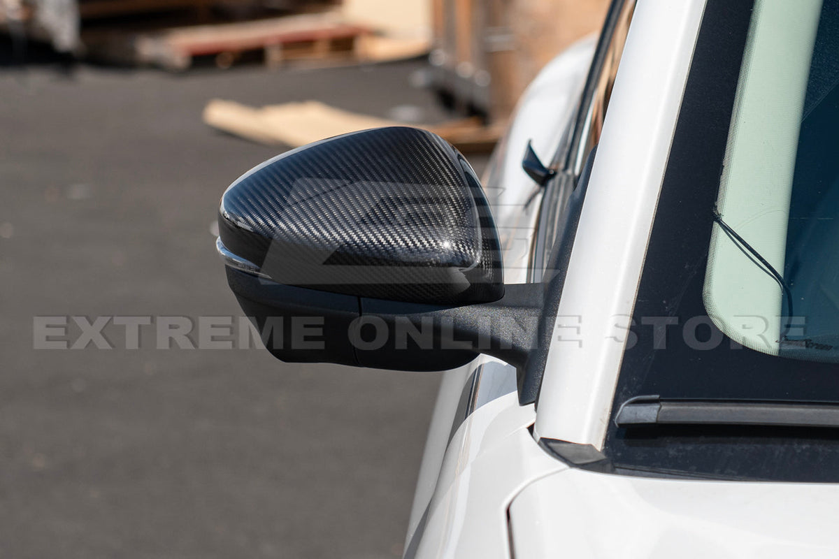 2021+ Ford Mustang Mach-E DRY CARBON FIBER Mirror Cap Cover image 5