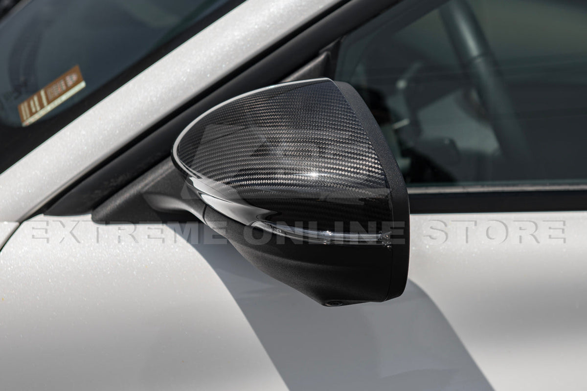 2021+ Ford Mustang Mach-E DRY CARBON FIBER Mirror Cap Cover image 6