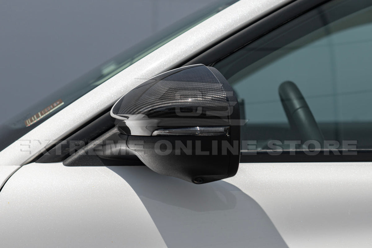 2021+ Ford Mustang Mach-E DRY CARBON FIBER Mirror Cap Cover image 8