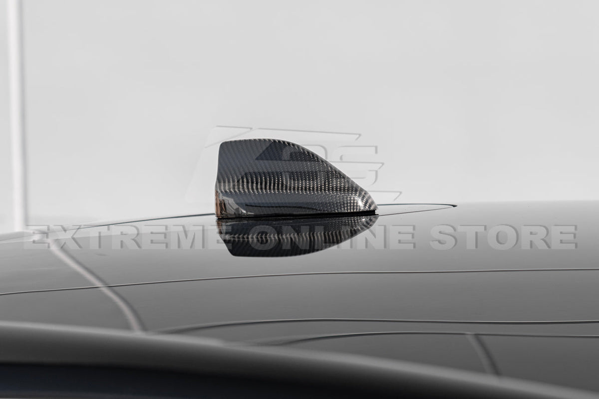 2021-23 Mustang Mach-E DRY Carbon Fiber Shark Fin Roof Antenna Cover image 4