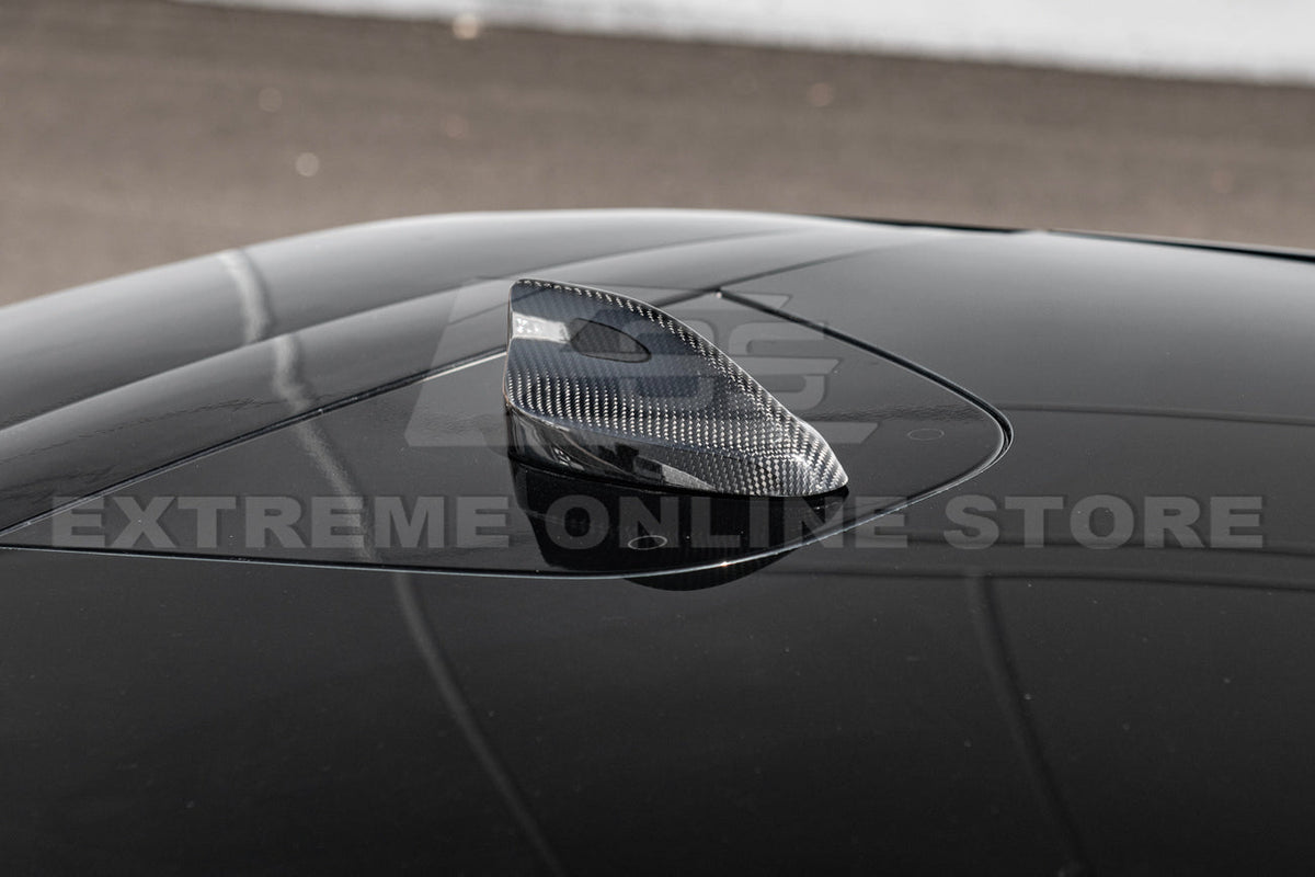 2021-23 Mustang Mach-E DRY Carbon Fiber Shark Fin Roof Antenna Cover image 3