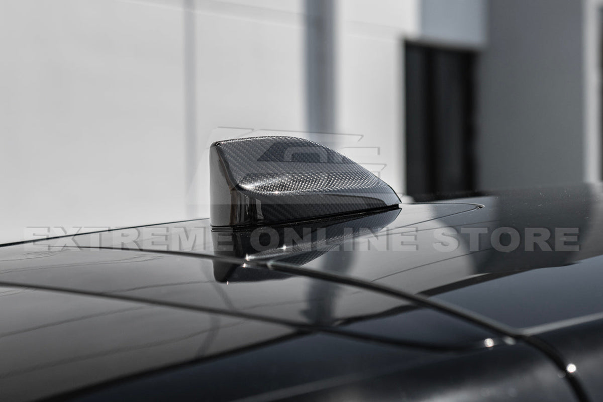 2021-23 Mustang Mach-E DRY Carbon Fiber Shark Fin Roof Antenna Cover image 5