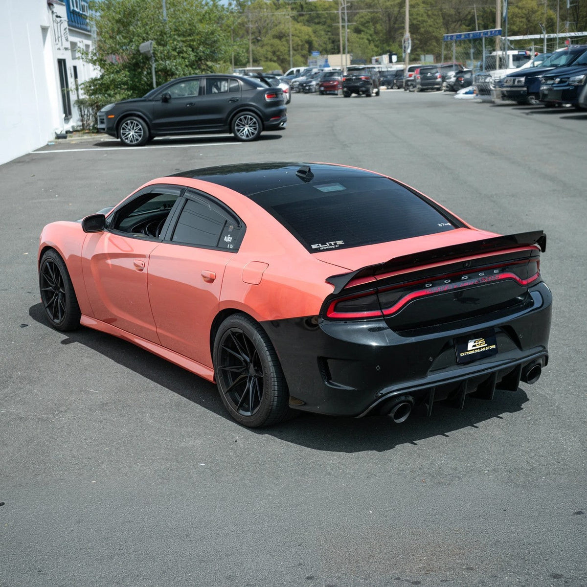 2015-23 Charger | SRT Redeye Style Rear Wing Wickerbill Spoiler image 4
