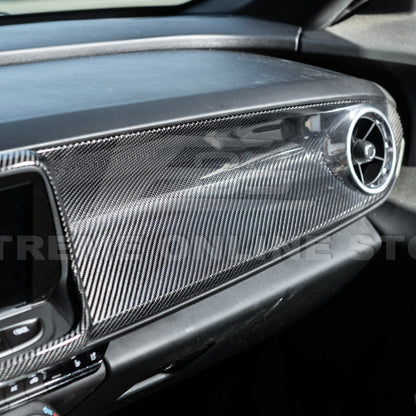 2016-24 Camaro Dry Carbon Fiber Dashboard Instrument Panel Cover Replacement image 5