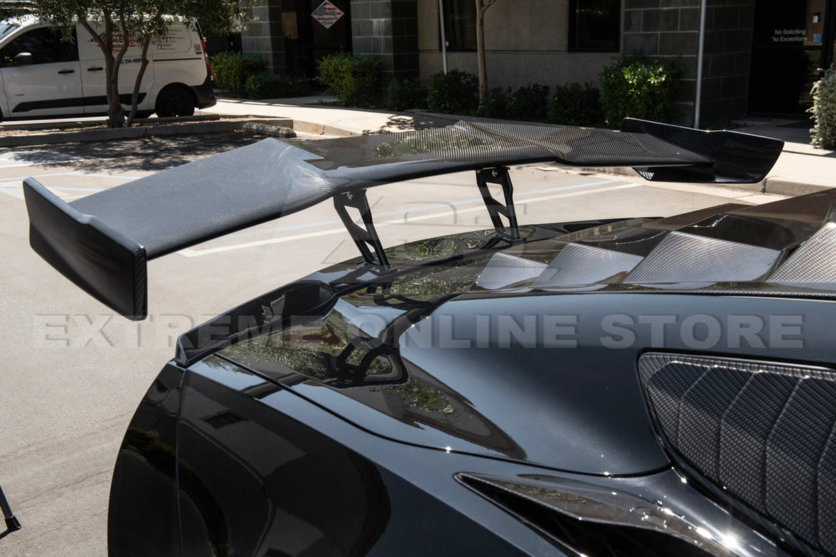 Corvette C7 ZR1 DRY Carbon Fiber Rear Wing Spoiler image 6