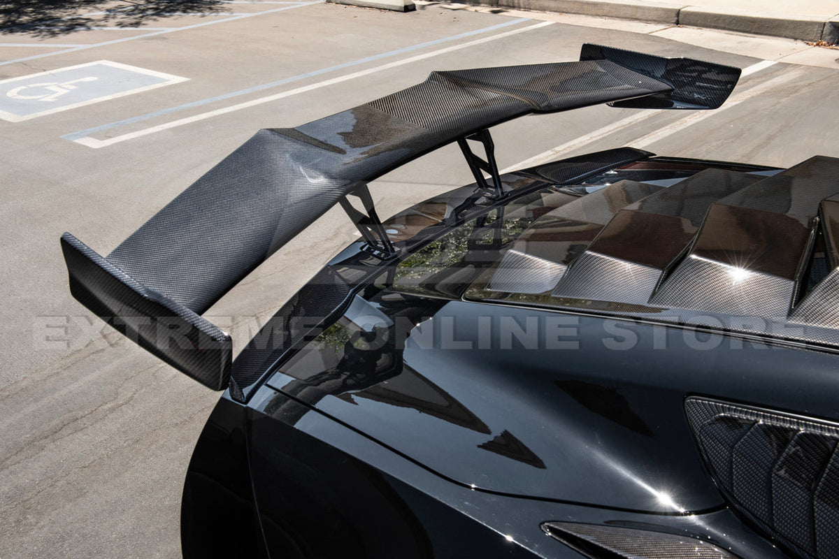 Corvette C7 ZR1 DRY Carbon Fiber Rear Wing Spoiler image 5