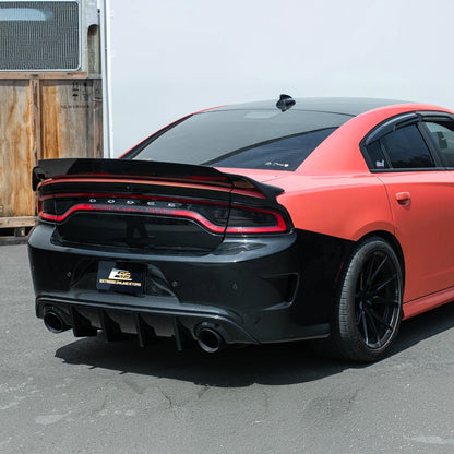 2015-23 Charger | SRT Redeye Style Rear Wing Wickerbill Spoiler image 9