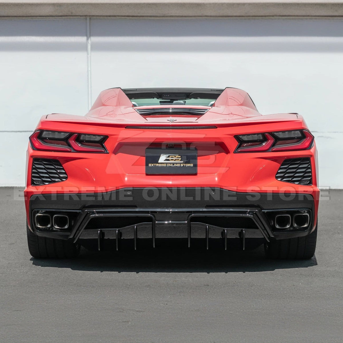 Corvette C8 Rear Bumper Add-On Diffuser Splitter Lip image 7