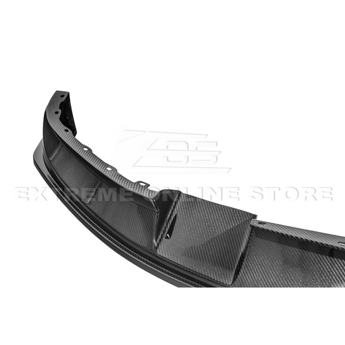 2021-Up Ford F-150 EOS Performance CARBON FIBER 2Pcs Front Bumper Lip Splitter image 29