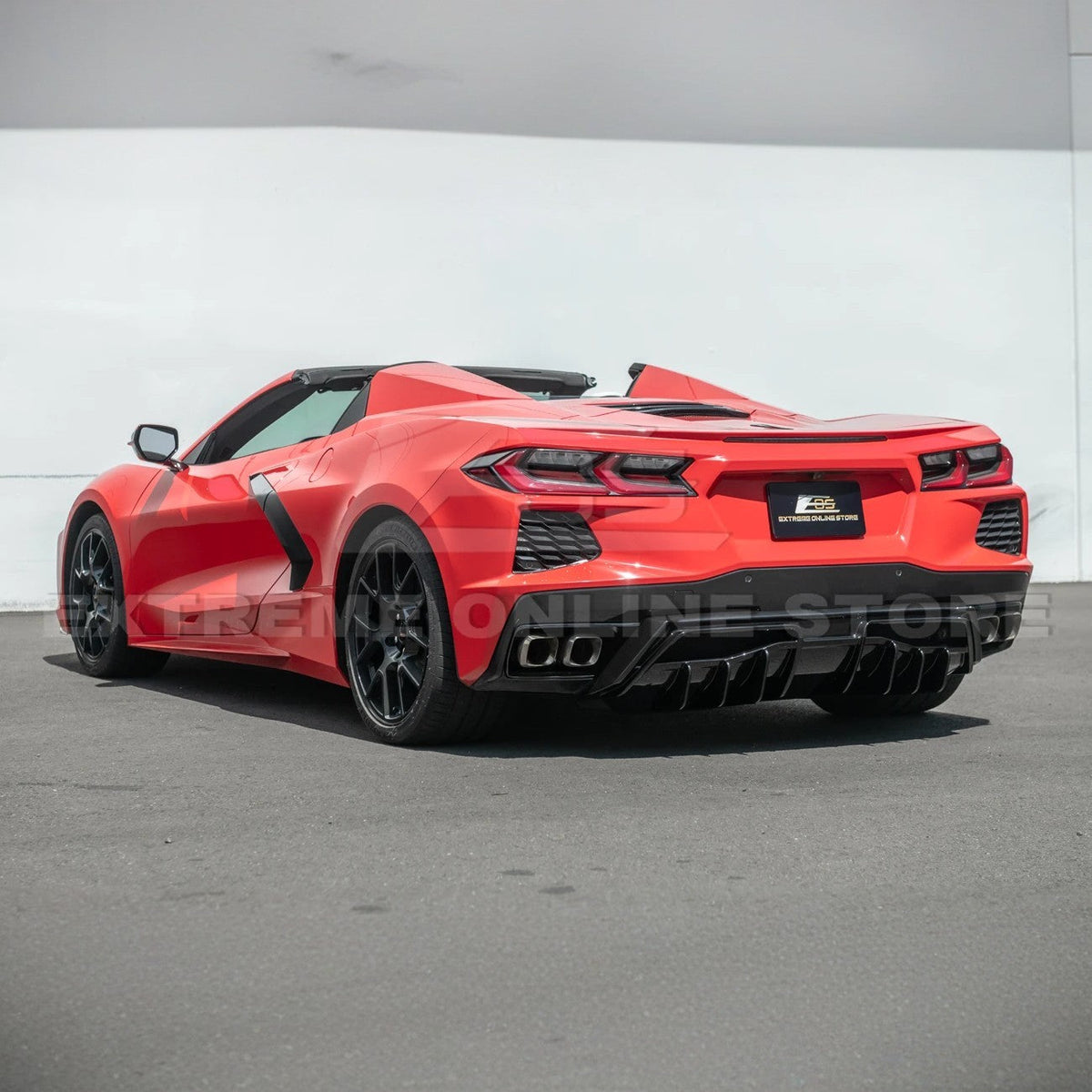 Corvette C8 Rear Bumper Add-On Diffuser Splitter Lip image 5
