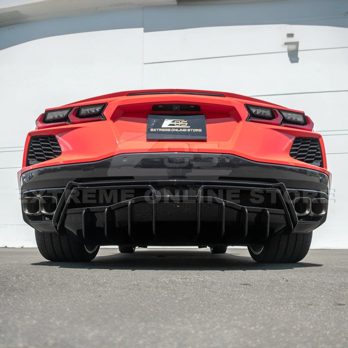 Corvette C8 Rear Bumper Add-On Diffuser Splitter Lip image 11