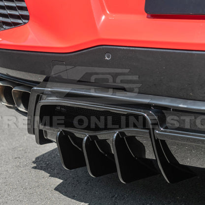 Corvette C8 Rear Bumper Add-On Diffuser Splitter Lip image 14