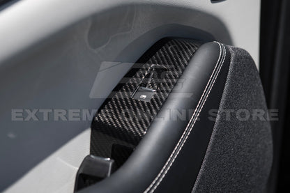 2021+ Ford Mustang Mach-E DRY Carbon Fiber Glass Lifting Cover Kit image 3