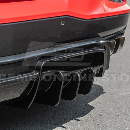 Corvette C8 Rear Bumper Add-On Diffuser Splitter Lip image 16