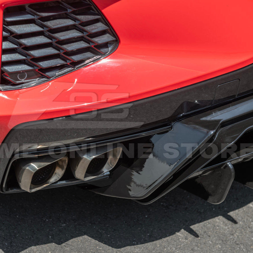 Corvette C8 Rear Bumper Add-On Diffuser Splitter Lip image 17