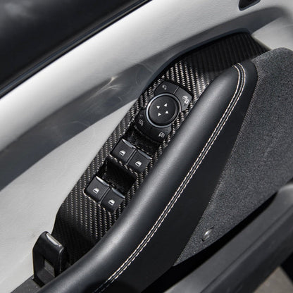 2021+ Ford Mustang Mach-E DRY Carbon Fiber Glass Lifting Cover Kit image 2