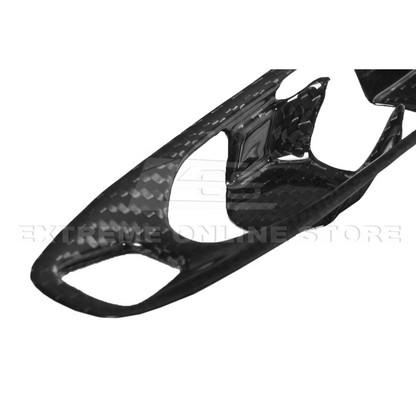 Corvette C8 DRY CARBON FIBER Gear Switch Control Panel Trim Cover Overlay image 13