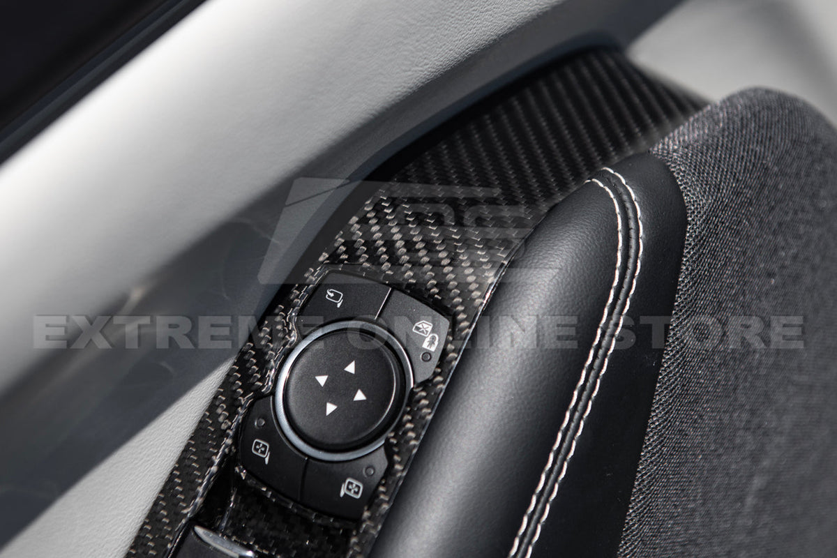 2021+ Ford Mustang Mach-E DRY Carbon Fiber Glass Lifting Cover Kit image 5