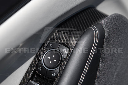 2021+ Ford Mustang Mach-E DRY Carbon Fiber Glass Lifting Cover Kit image 5