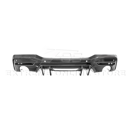 2024-Up Ford Mustang Performance V2 Carbon Fiber Rear Bumper Dual Tip Diffuser image 20