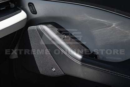 2021+ Ford Mustang Mach-E DRY Carbon Fiber Glass Lifting Cover Kit image 6