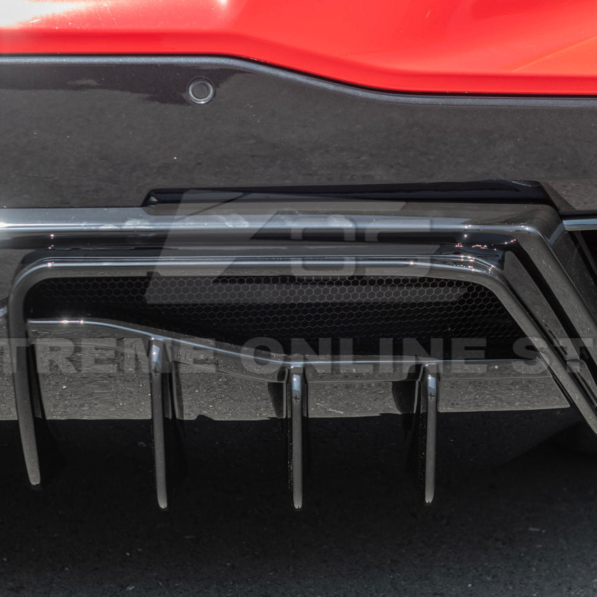 Corvette C8 Rear Bumper Add-On Diffuser Splitter Lip image 18