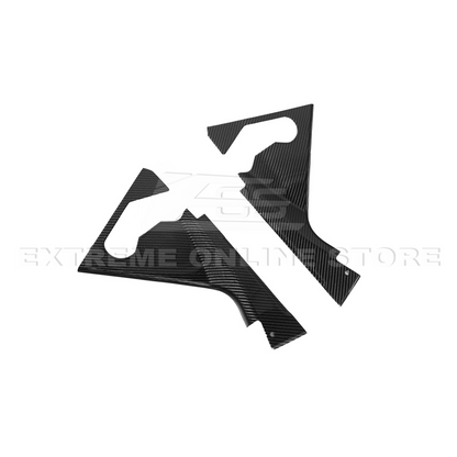 Chevrolet Corvette C8 DRY CARBON FIBER Engine Bay Corner Vent Cover image 18